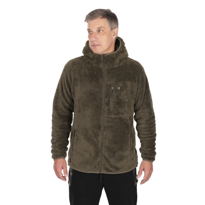 Fox HD Premium Khaki Full Zip Teddy Jacket